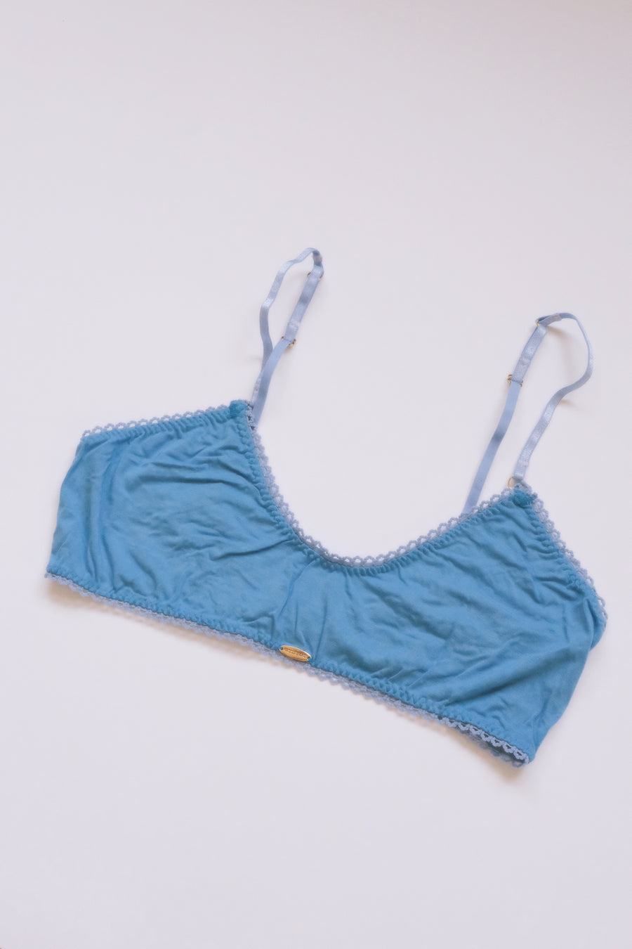 Bamboo Blue Crop Bralette