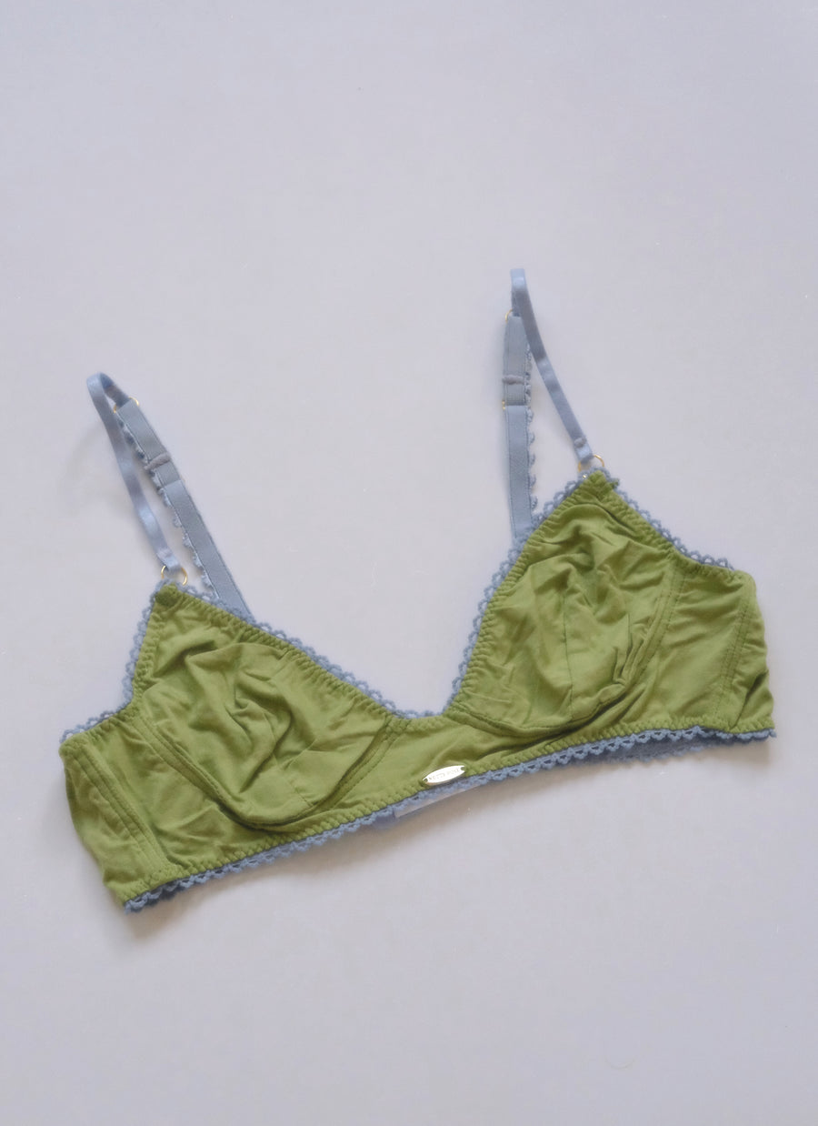 Bamboo Olive Cup Bralette