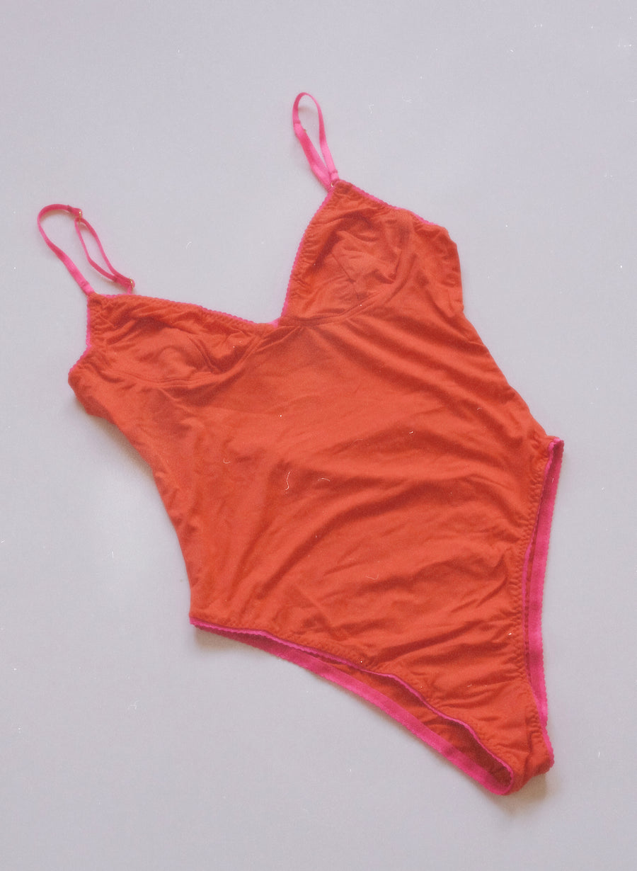 Bamboo Orange Bodysuit