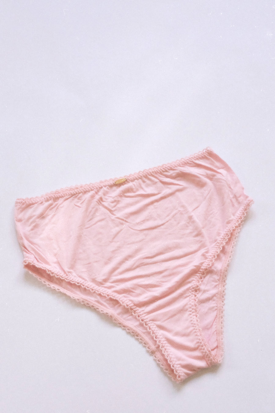 Bamboo Pink High Waist Knicker