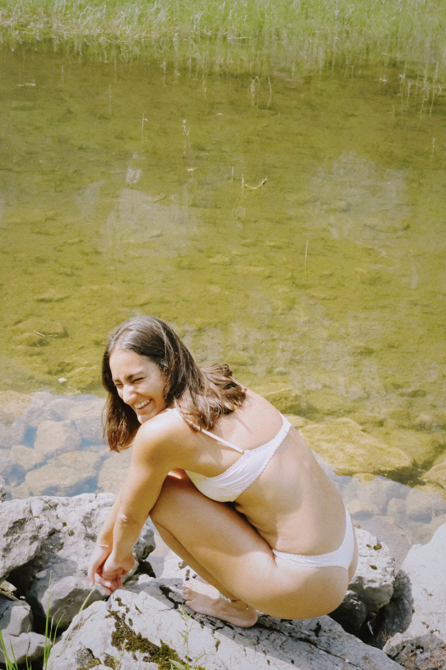 Bamboo Pink Crop Bralette