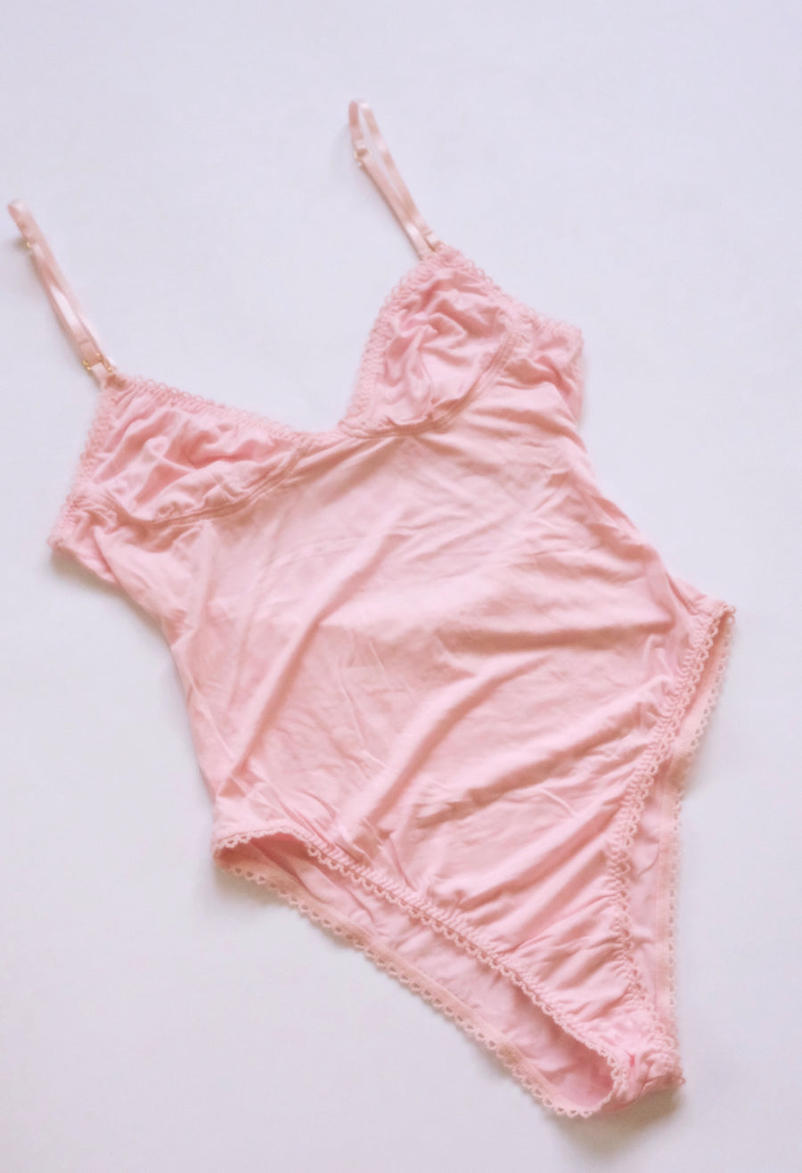 Bamboo Pink Bodysuit